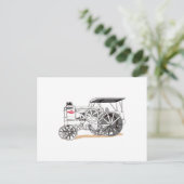 Antiquitätentraktor Postkarte (Stehend Vorderseite)