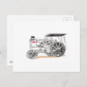 Antiquitätentraktor Postkarte (Vorne/Hinten)