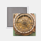 Antiquitätenuhr, Deutschland Magnet (Vorderseite/Rückseite)