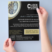 Antiquitätenuhr, Horologin-Werbung Flyer (Hand)