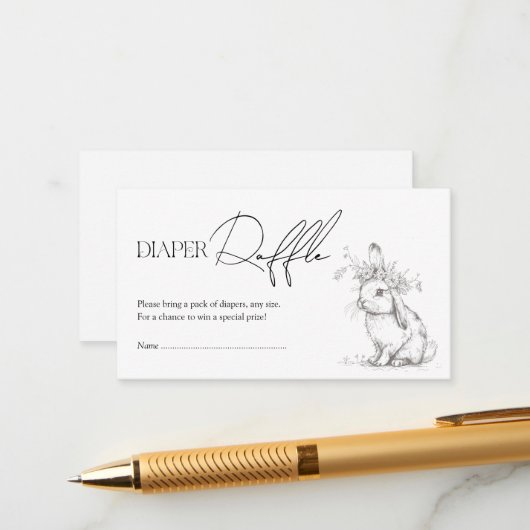 Antiquitätenwald-Windelwölfe Begleitkarte (Vorderseite/Rückseite Beispiel)