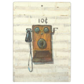 Antiquitätenwand Klemmbrett (Rückseite)