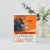 Antiquitätenwerbung in Belgien Postkarte (Stehend Vorderseite)