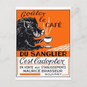 Antiquitätenwerbung in Belgien Postkarte (Vorderseite)