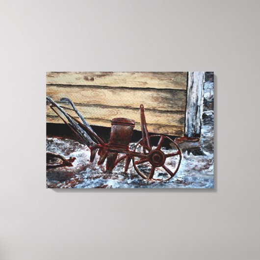 Antiquitätenwerkzeug Vintages Ölgemälde Leinwanddruck (Vorderseite)