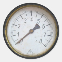 Antiquitäts-Runddruckmessgerät-Bildanzeige-Dial-Au