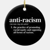 Antirassismus - Definition Keramik Ornament (Hinten)