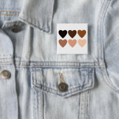 Antirassismus Skintone Herz Button (Beispiel)
