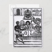 Antirauchenflugschrift Postkarte (Vorne/Hinten)