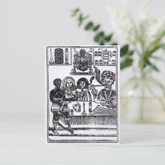 Antirauchenflugschrift Postkarte (Stehend Vorderseite)