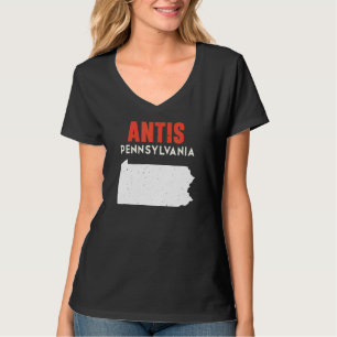 Antis Pennsylvania USA Staat Amerika Reisen T-Shirt