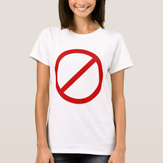 Antischablonen-Kreis mit Hieb-Schablone T-Shirt
