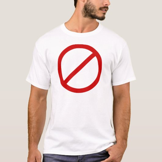 Antischablonen-Kreis mit Hieb-Schablone T-Shirt (Vorderseite)