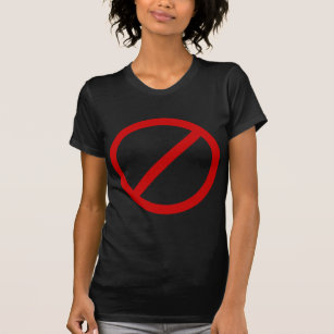 Antischablonen-Kreis mit Hieb-Schablone T-Shirt
