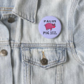 Antischwein sarahs Palin mit dem Lippenstift-Knopf Button (Beispiel)