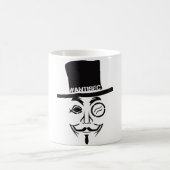 AntiSec AntiSecurity Hacker-Logo Kaffeetasse (Mittel)