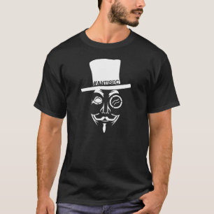 AntiSec AntiSecurity Hacker-Logo T-Shirt