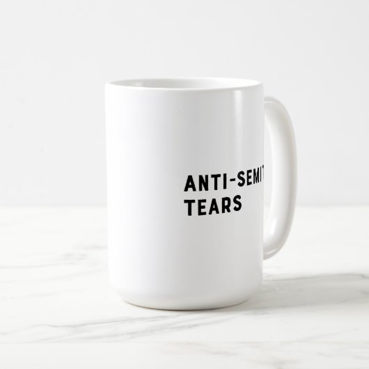 Antisemitische Tränen Kaffeetasse (VorderseiteRechts)