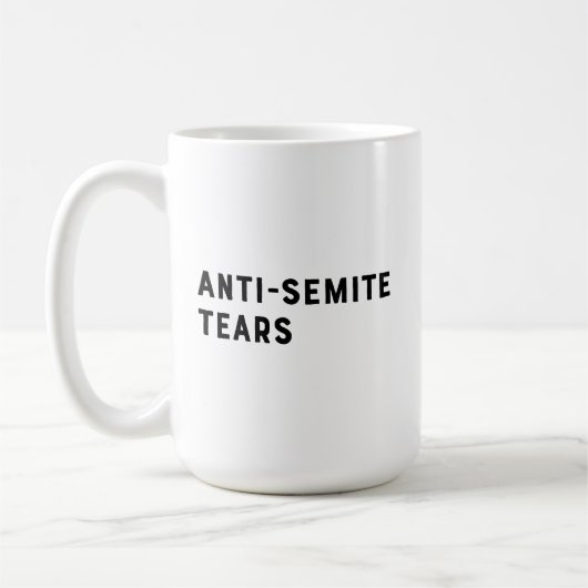 Antisemitische Tränen Kaffeetasse (Links)