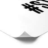 Antisemitismus stoppen Was Judaismus wirklich ist  Poster (Ecke)