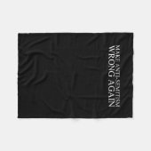 Antisemitismus wieder falsch fleecedecke (Vorderseite (Horizontal))