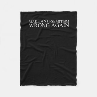 Antisemitismus wieder falsch fleecedecke