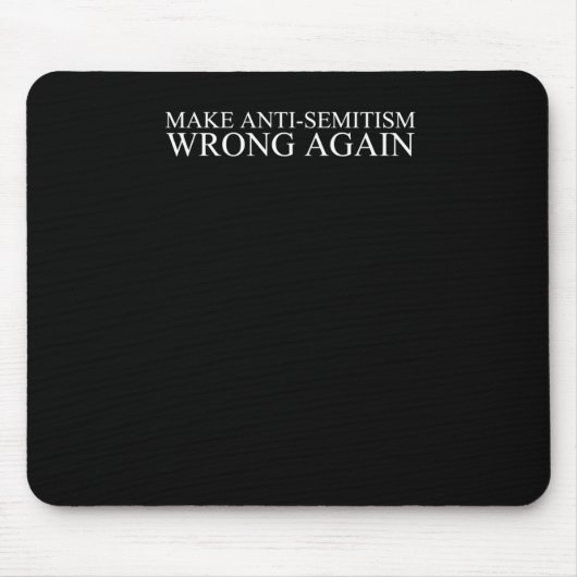 Antisemitismus wieder falsch mousepad (Vorne)