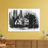 Antiseptische Operation, 1882 Leinwanddruck (Insitu (Wohnzimmer))