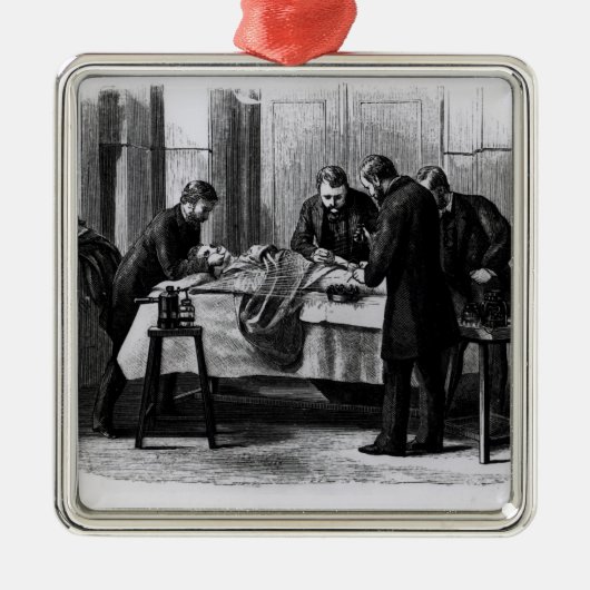 Antiseptische Operation, 1882 Ornament Aus Metall (Vorne)