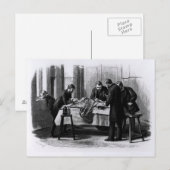Antiseptische Operation, 1882 Postkarte (Vorne/Hinten)