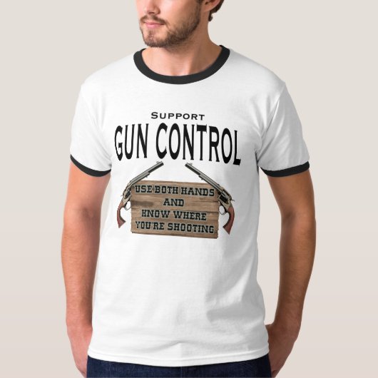 AntiShirt der gewehr-Kontrollen-2 T-Shirt (Vorderseite)