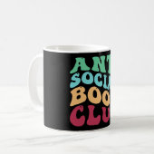 Antisocial Book Club Kaffeetasse (Vorderseite Links)