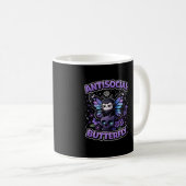 Antisocial Butterfly Kaffeetasse (VorderseiteRechts)