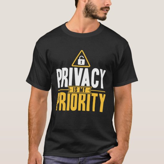 Antisocial Privacy is my priority Introvert T-Shirt (Vorderseite)