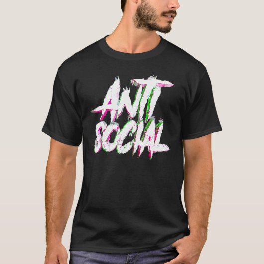 Antisocial Shirt Introvert I Hate People Antisocia (Vorderseite)