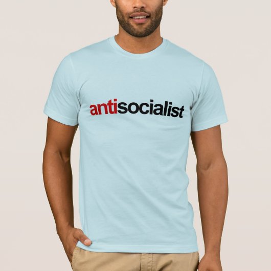 antisocialist T-Shirt (Vorderseite)