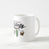 Antisozial Butterfly Kaffeetasse (VorderseiteRechts)