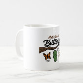 Antisozial Butterfly Kaffeetasse (Vorderseite Links)