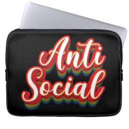 antisozial laptopschutzhülle
