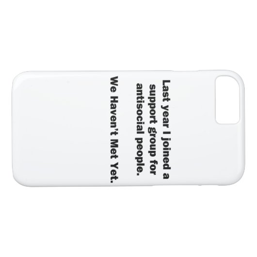 Antisoziale Gruppe Case-Mate iPhone Hülle (Rückseite (Horizontal))