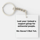 Antisoziale Gruppe Schlüsselanhänger (Vorderseite)