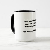 Antisoziale Gruppe Tasse (Vorderseite Links)