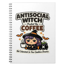 Antisoziale Hexen-Kaffee-Halloween