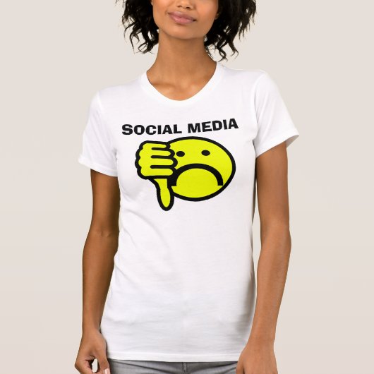 Antisoziale Medien (ich hasse), T - Shirts (Vorderseite)