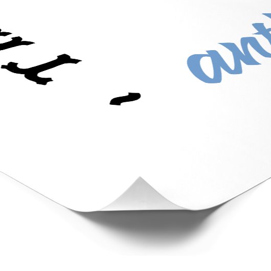 Antisoziale Vads Club Cowboy Papa Western ästhetis Poster (Ecke)