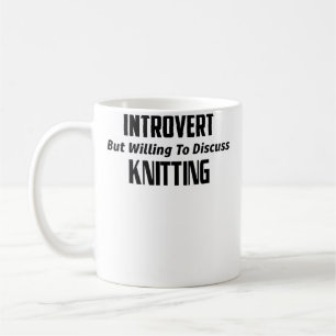 Antisozialer Introvertierter Diskutiert Gerne Stri Kaffeetasse