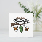 Antisozialer Schmetterling (Stehend Vorderseite)