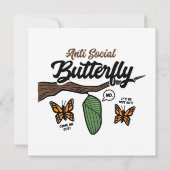 Antisozialer Schmetterling (Rückseite)
