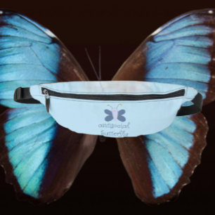 Antisozialer Schmetterling – Blaues Schmetterling Bauchtasche