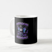 Antisozialer Schmetterling Kaffeetasse (Vorderseite Links)